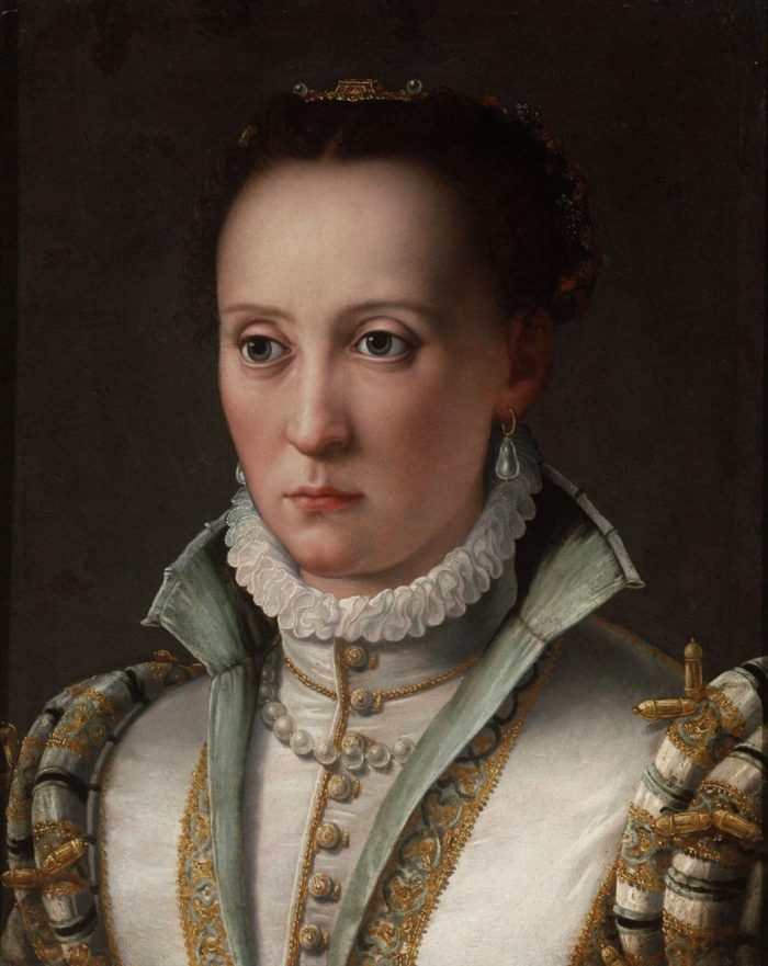 Bronzino köre: Női képmás, 1560 körül