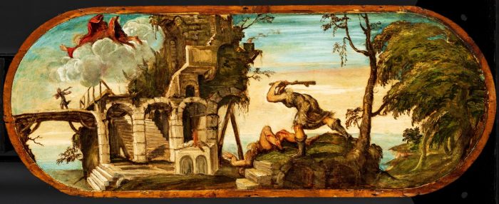 Testvérgyilkosok - Jacopo Tintoretto: Káin megygilkolja Ábelt